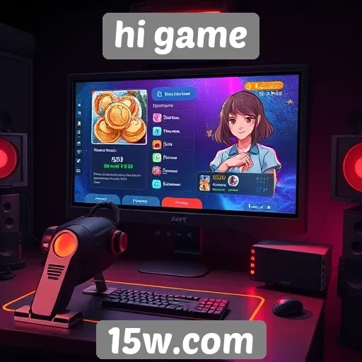 explorando a interface do usuário do hi game